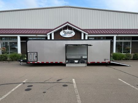 New ATC 8’6″ X 28′ ROM ENCLOSED CAR HAULER WITH ESCAPE DOOR 13.2K