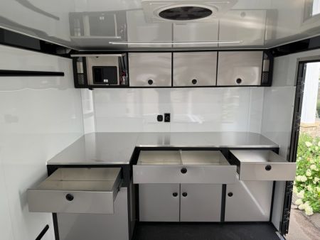 New ATC 8’6″ X 28′ ROM ENCLOSED CAR HAULER WITH ESCAPE DOOR 13.2K
