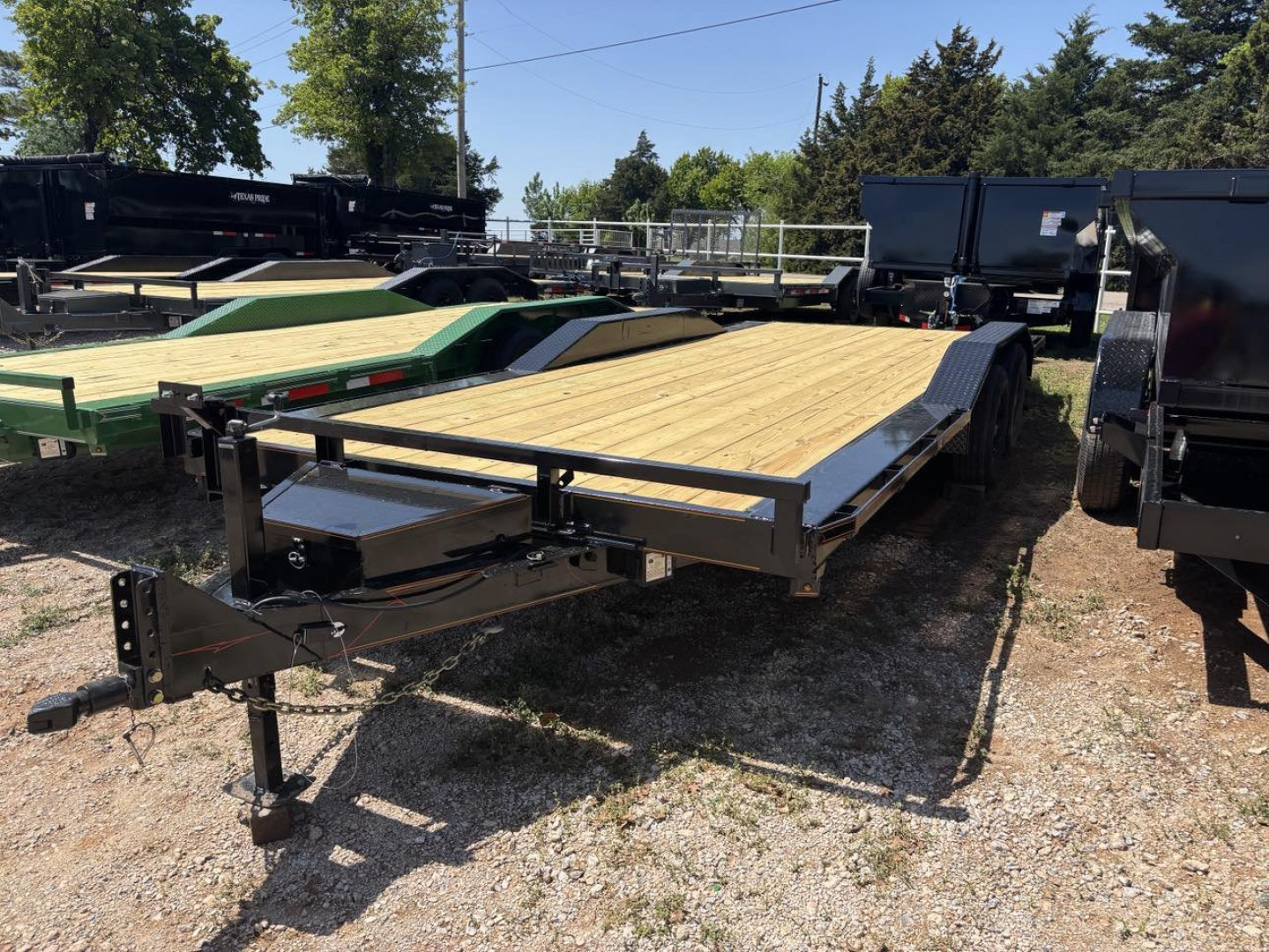 2025 9×22 Equipment Flatbed Trailer photo 2