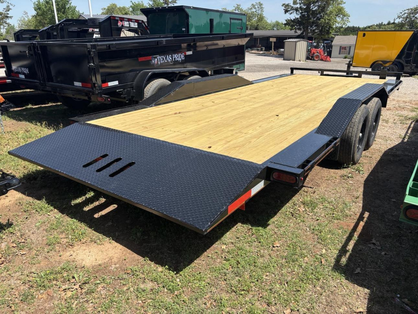 2025 9×22 Equipment Flatbed Trailer photo 4