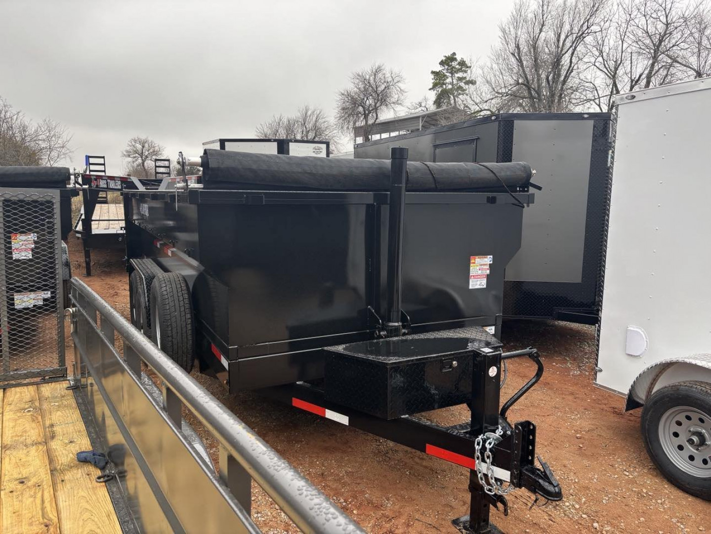New 2025 Texas Pride Trailers 7X16X3 Dump Trailer - UPGRADES