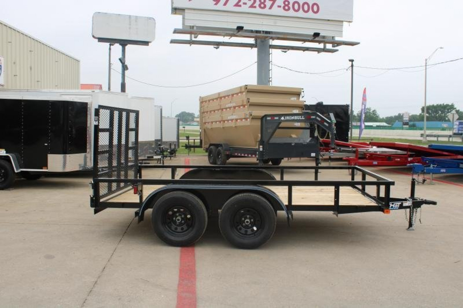 New 2025 Top Hat Trailers 12x77 LDX  Utility Trailer