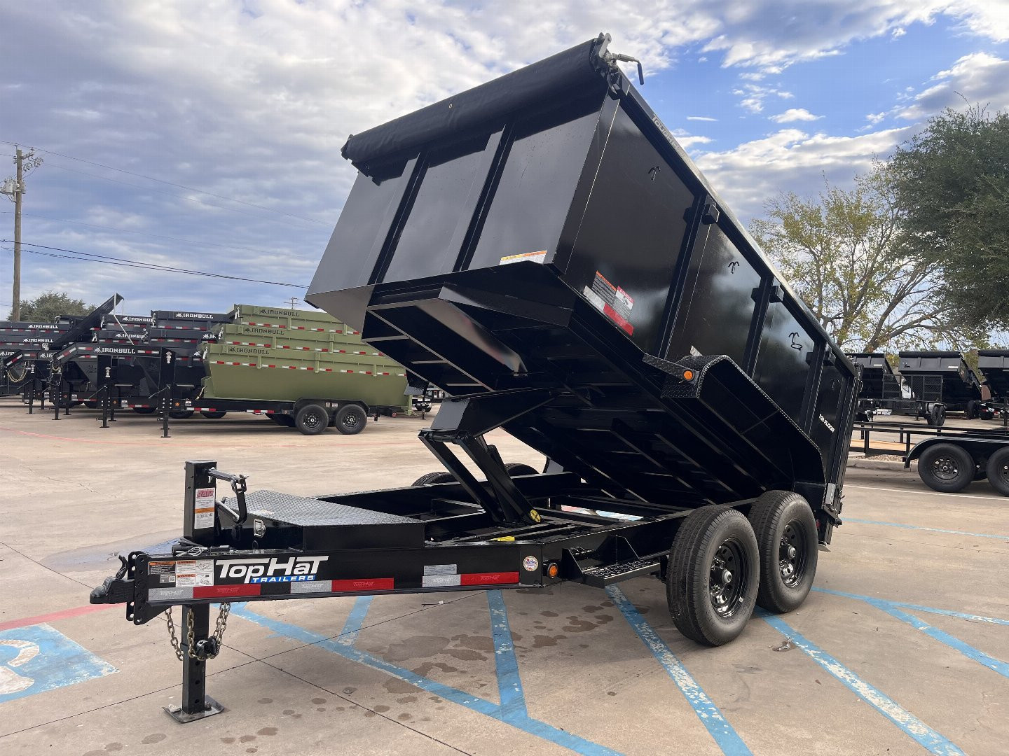 Used 2025 Top Hat Trailers 7x12 DPX 140 Dump Trailer Rental