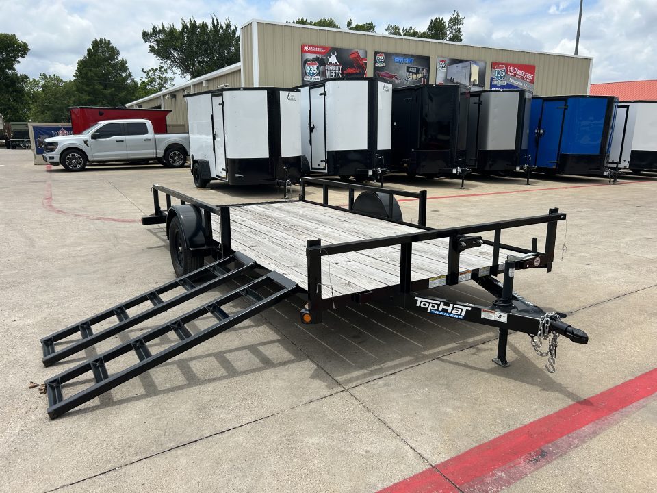 New 2025 Top Hat Trailers 83x14 QH Utility Trailer