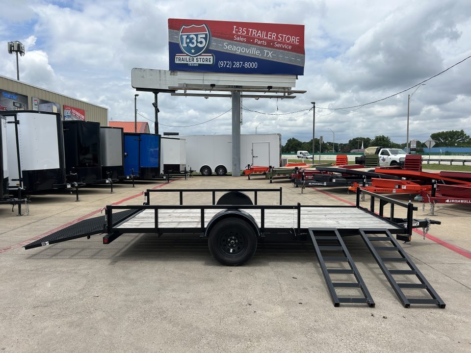 New 2025 Top Hat Trailers 83x14 QH Utility Trailer