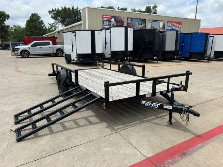 New 2025 Top Hat Trailers 83x14 QH Utility Trailer