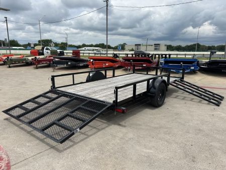 New 2025 Top Hat Trailers 83x14 QH Utility Trailer