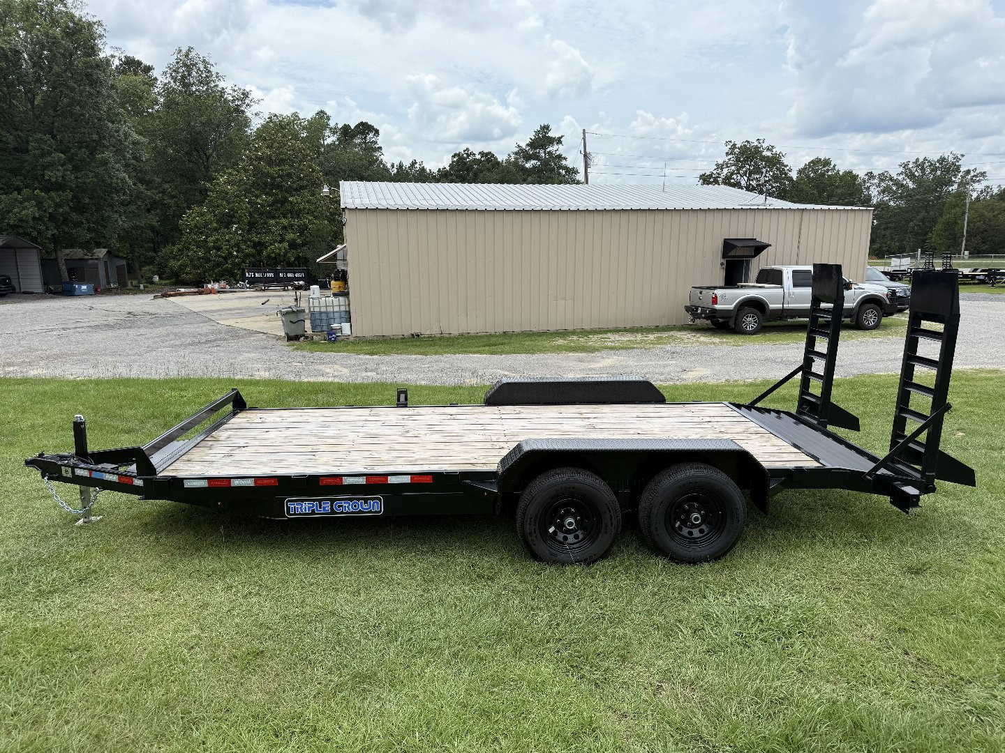 2026 7×18 Equipment Flatbed Trailer photo 6