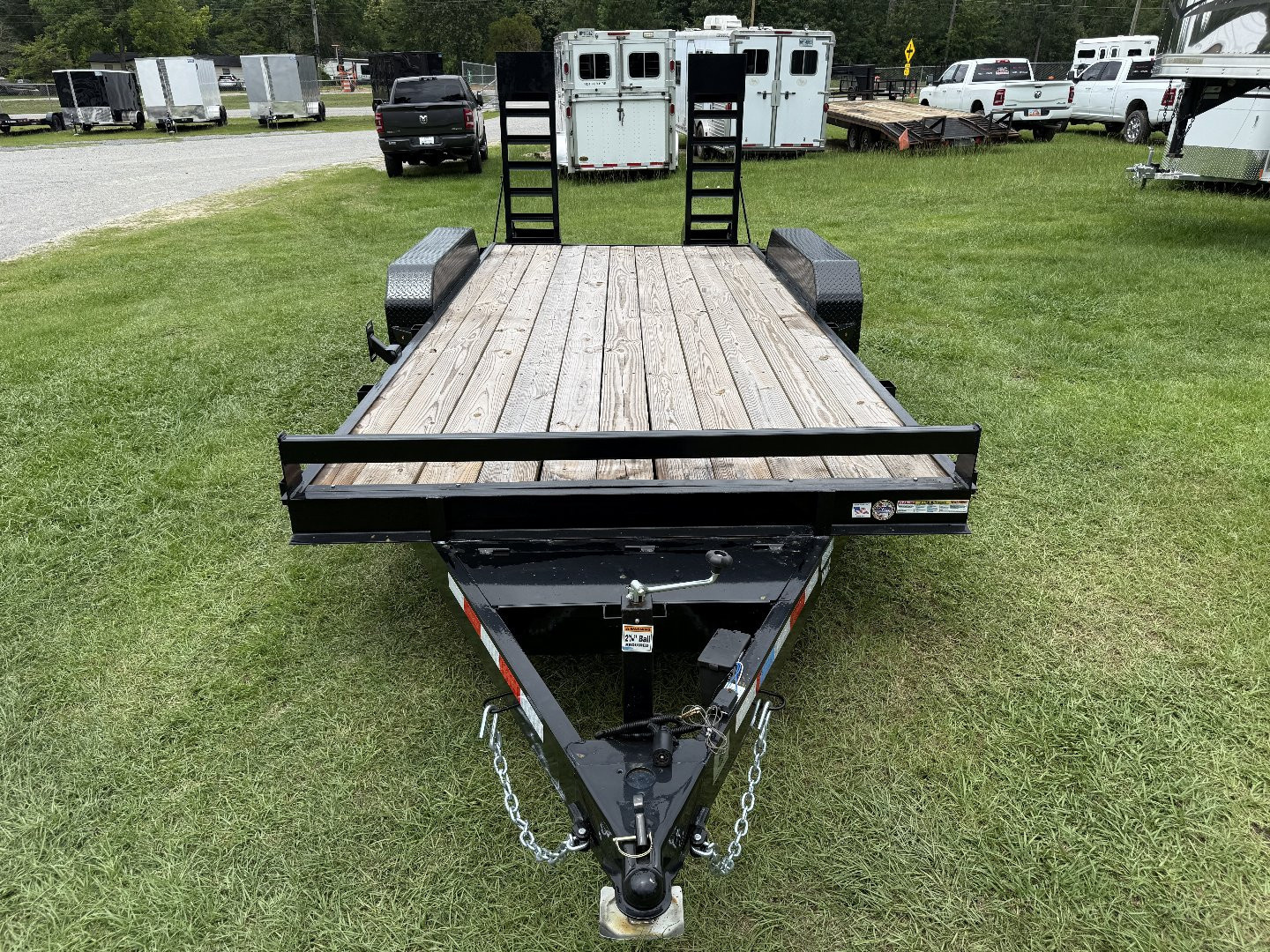 2026 7×18 Equipment Flatbed Trailer photo 8