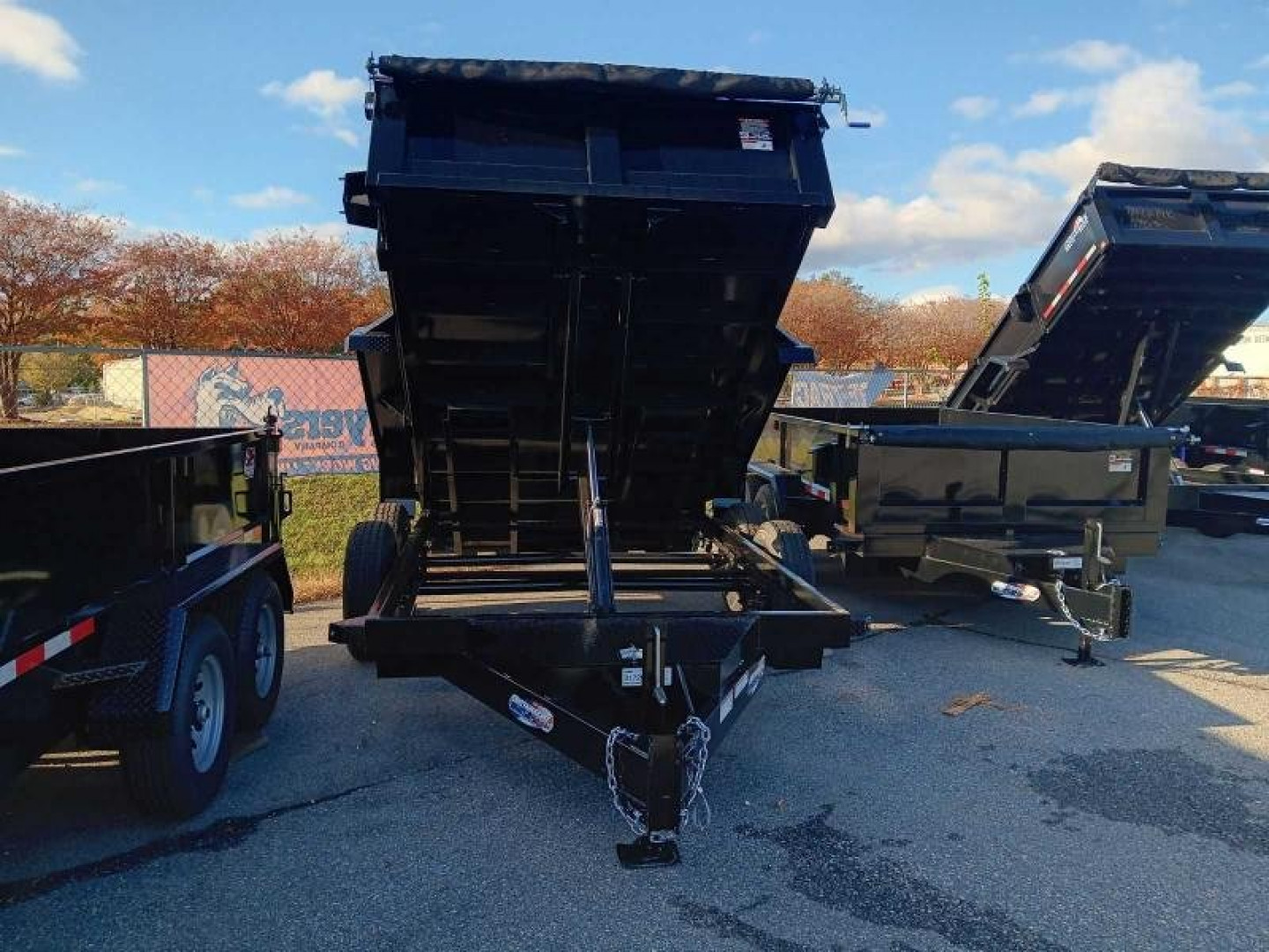 New 2024 Hawke Trailers 7X12TA 12K Low Profile Dump Trailer