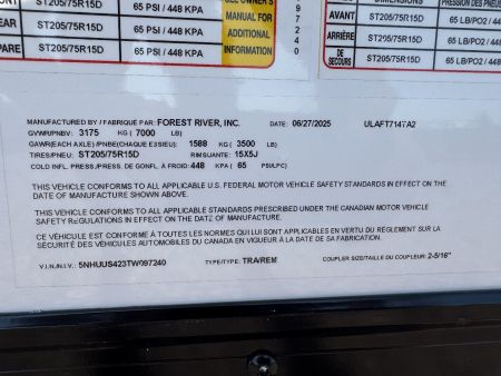 New 2026 US Cargo ULAFT714TA2 Cargo / Enclosed Trailer