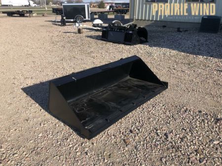 New 2025 Jenkins Iron & Steel 78  Skid Steer Dirt Bucket Attachment