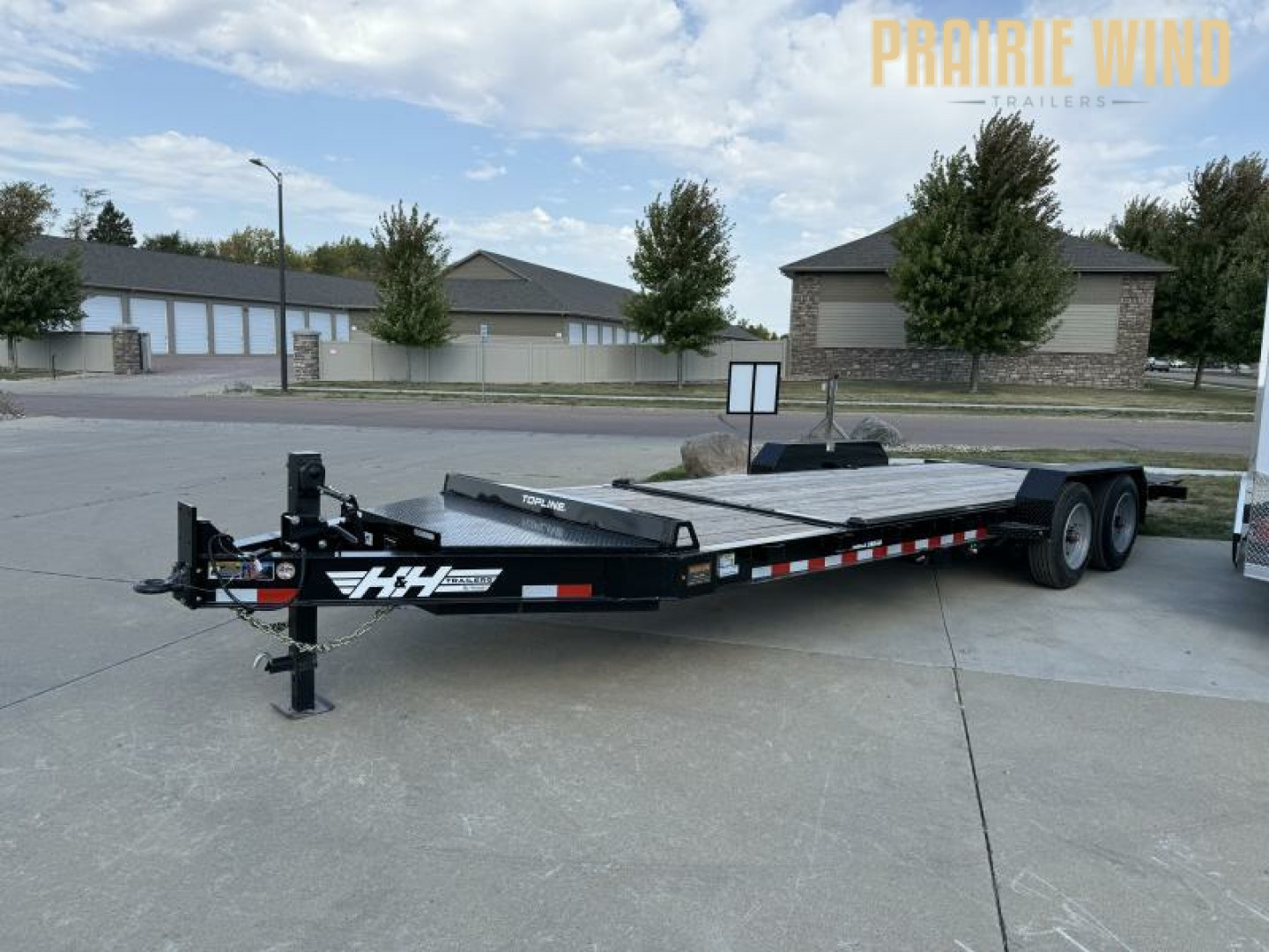 New 2024 H&H Trailers 22' HBTE82184-BP-176 Tilt Trailer