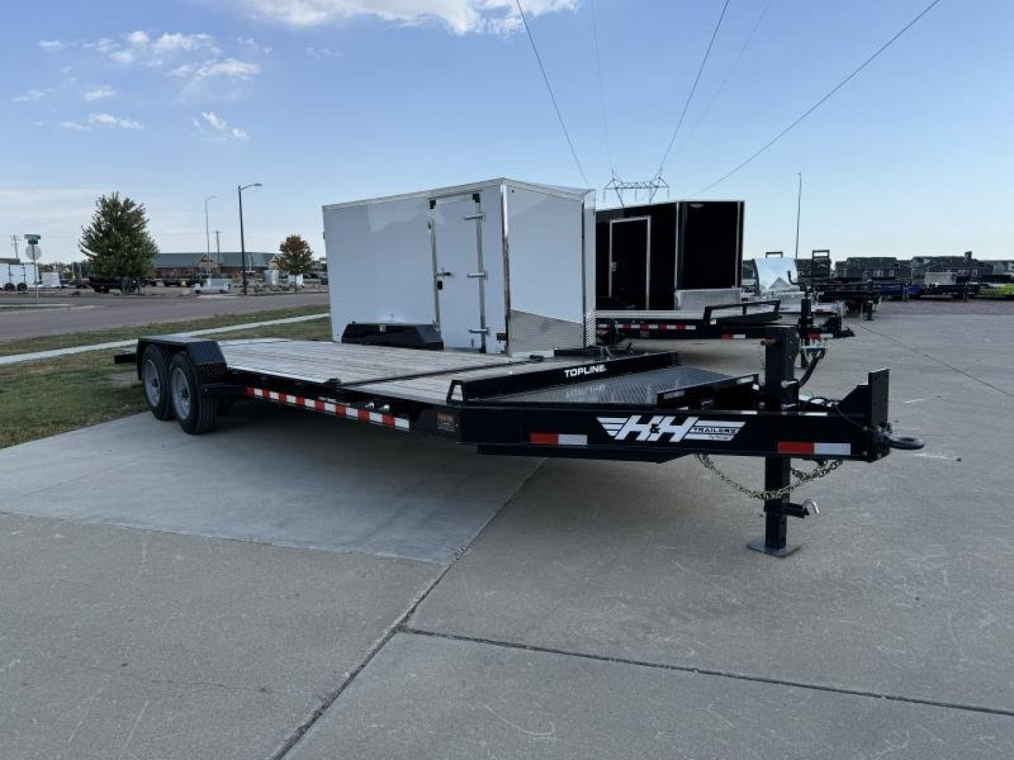New 2024 H&H Trailers 22' HBTE82184-BP-176 Tilt Trailer
