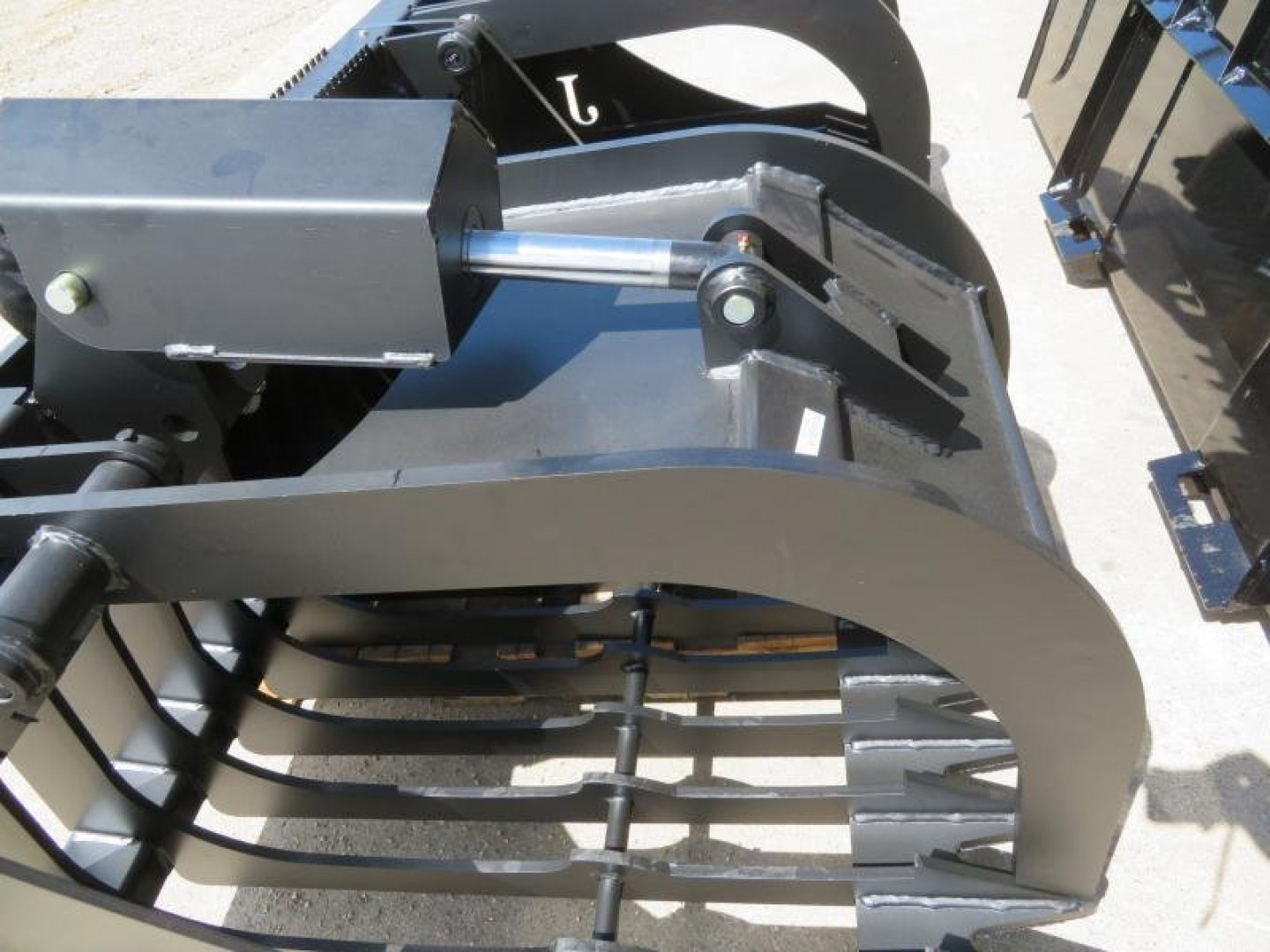 New 2026 Jenkins Iron and Steel 84 Skid Steer Grapple Rock Bucket