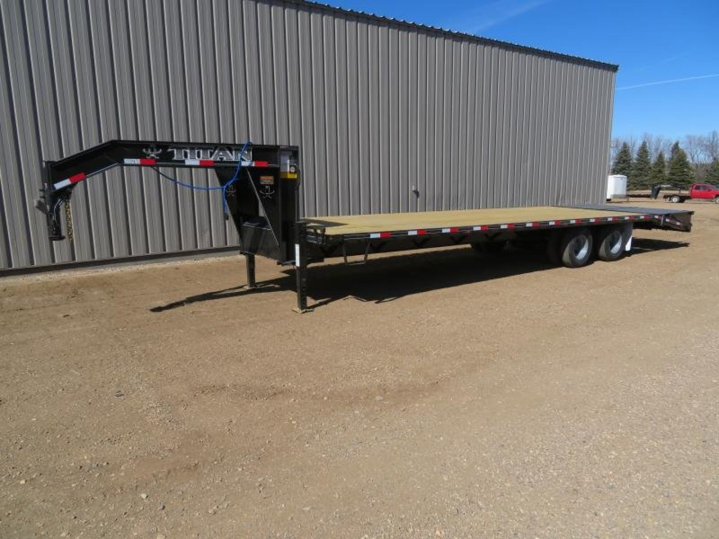 New 2026 Titan Trailer 32' Gooseneck Flatbed Flatbed Trailer