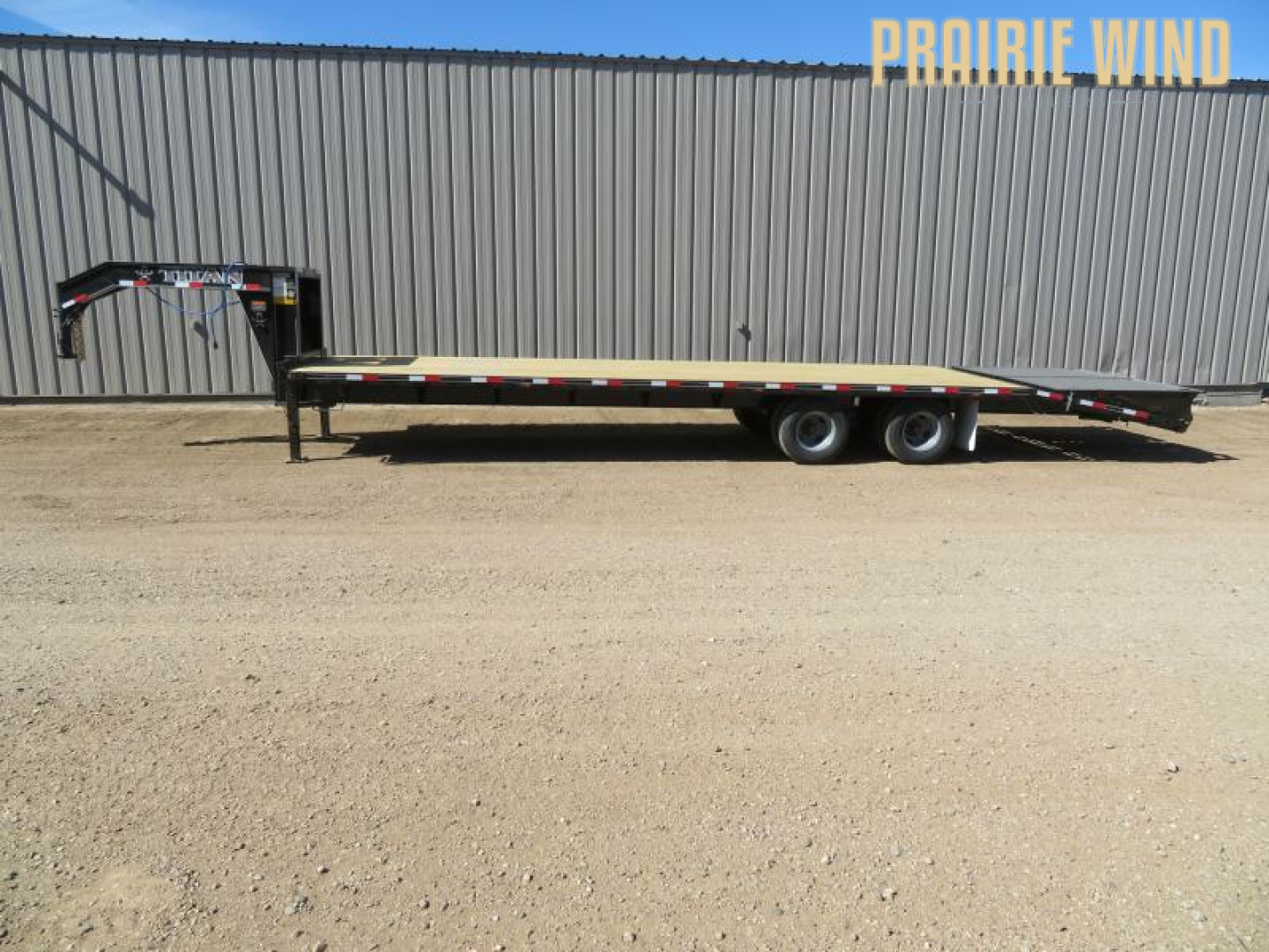 New 2026 Titan Trailer 32' Gooseneck Flatbed Flatbed Trailer