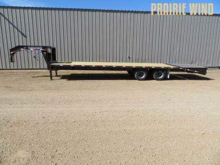 New 2026 Titan Trailer 32' Gooseneck Flatbed Flatbed Trailer
