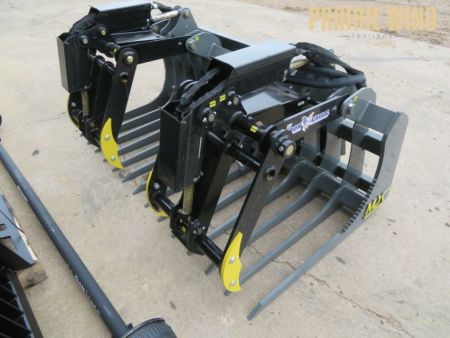New 2026 MDS 77 Iron Eagle Skid Steer Grapple Bucket Attachment