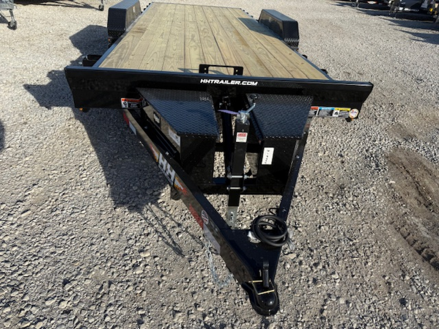 New 2026 H&H 82"x20' 7k Electric Tilt Speed Loader Car Hauler Trailer