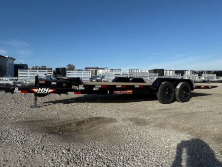 New 2026 H&H 82"x20' 7k Electric Tilt Speed Loader Car Hauler Trailer