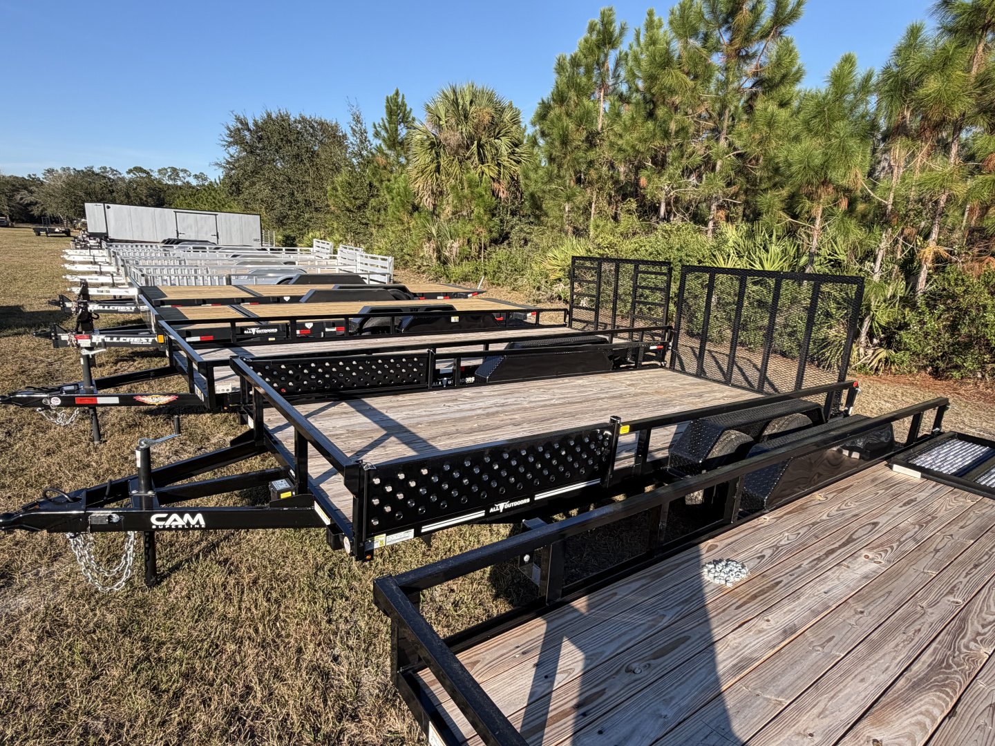 New 2025 Cam Superline 7X16 7K ATV Trailer