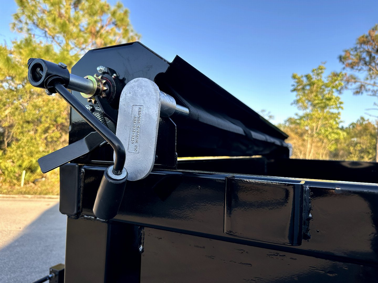 New 2025 Caliber Trailer Mfg 7x14 - 14K High Side Dump Trailer