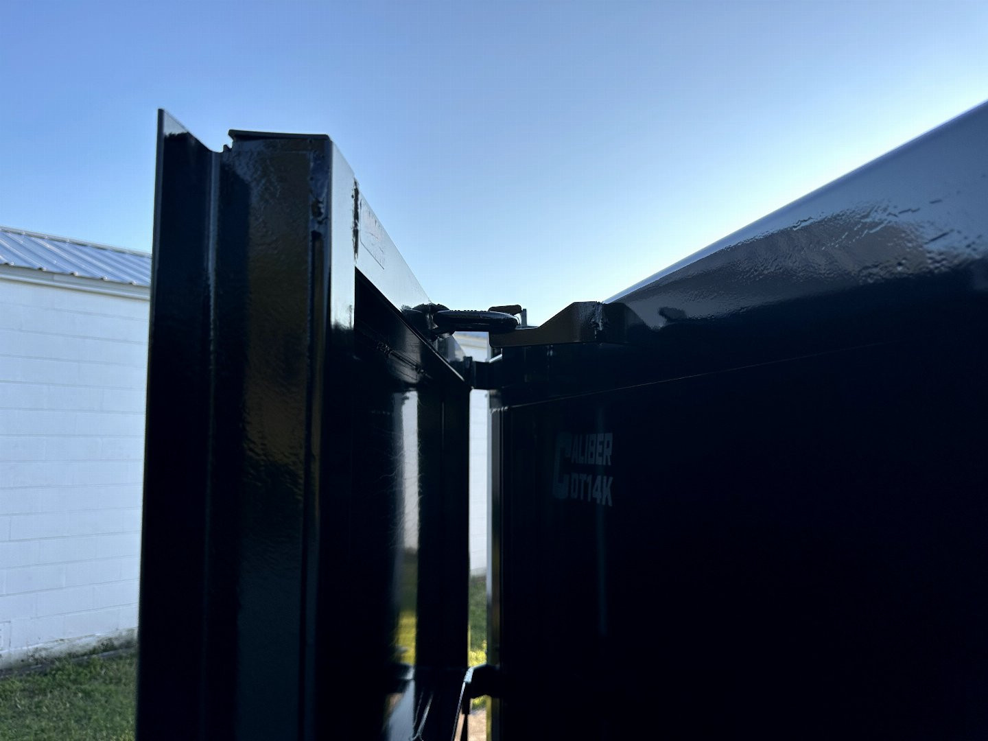 New 2025 Caliber Trailer Mfg 7x14 - 14K High Side Dump Trailer