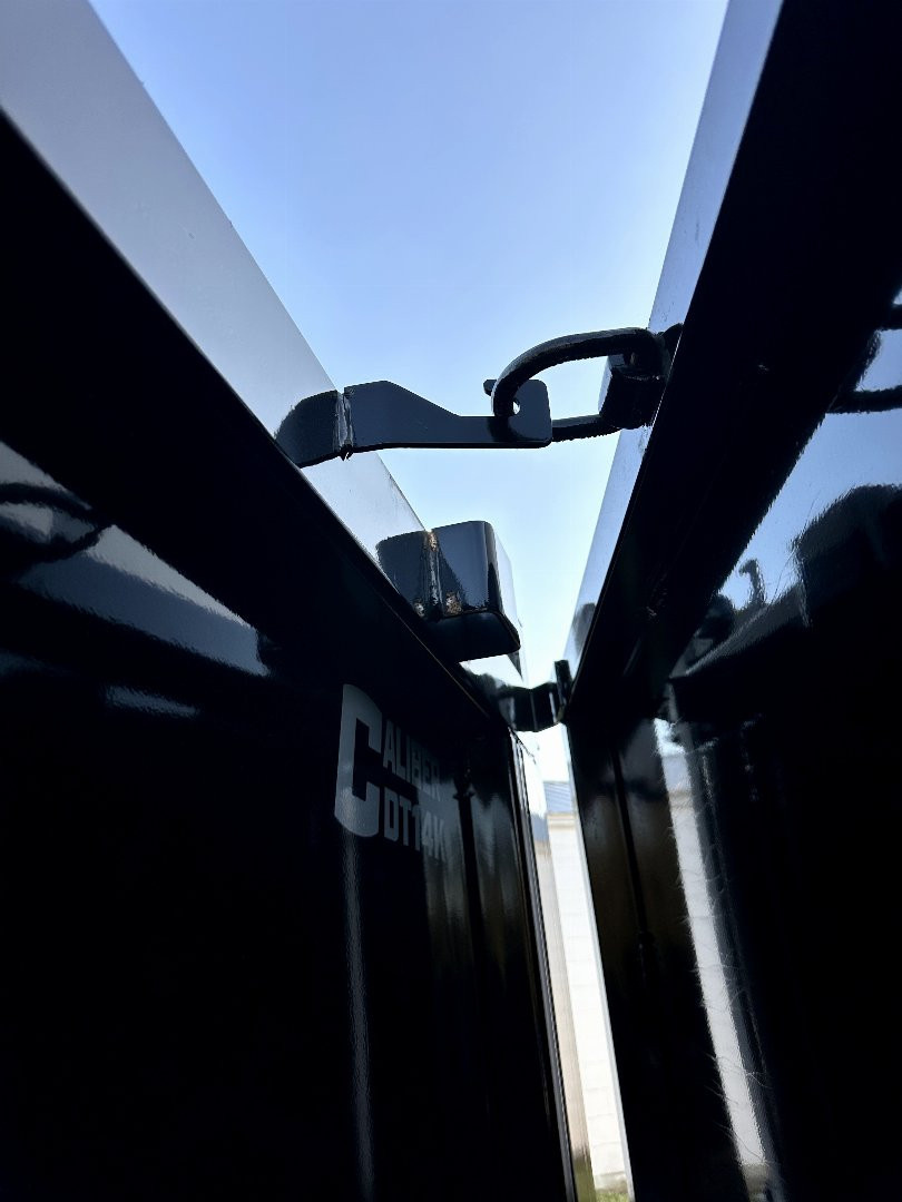 New 2025 Caliber Trailer Mfg 7x14 - 14K High Side Dump Trailer