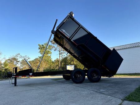 New 2025 Caliber Trailer Mfg 7x14 - 14K High Side Dump Trailer