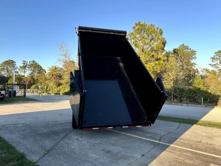 New 2025 Caliber Trailer Mfg 7x14 - 14K High Side Dump Trailer