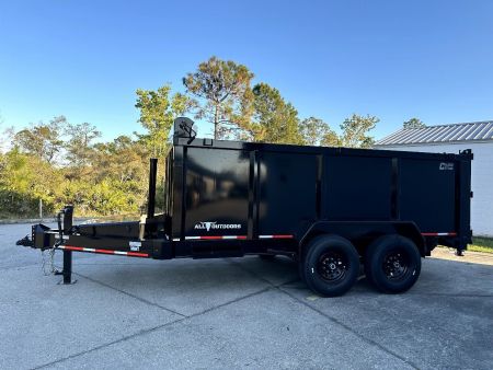 New 2025 Caliber Trailer Mfg 7x14 - 14K High Side Dump Trailer