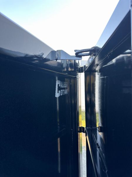 New 2025 Caliber Trailer Mfg 7x14 - 14K High Side Dump Trailer
