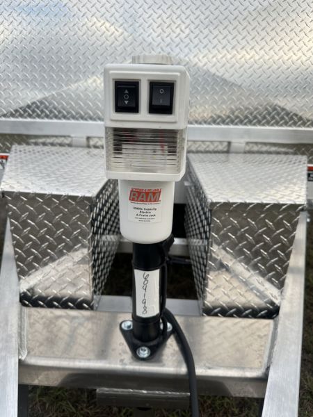 New 2025 H&H Trailers 10K 82X22 Car Hauler Aluminum Electric Tilt Speed Loader