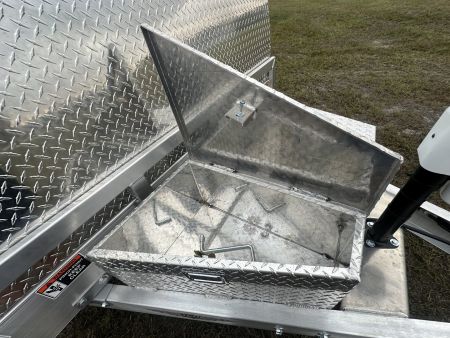New 2025 H&H Trailers 10K 82X22 Car Hauler Aluminum Electric Tilt Speed Loader