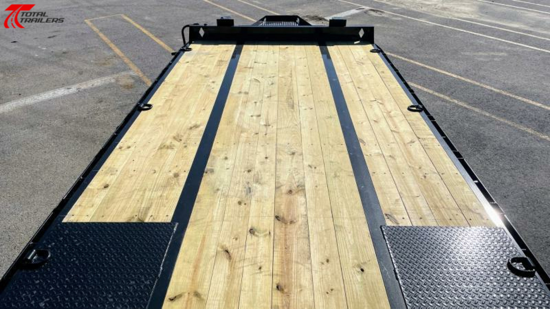 9×25 Equipment Flatbed Trailer photo 7