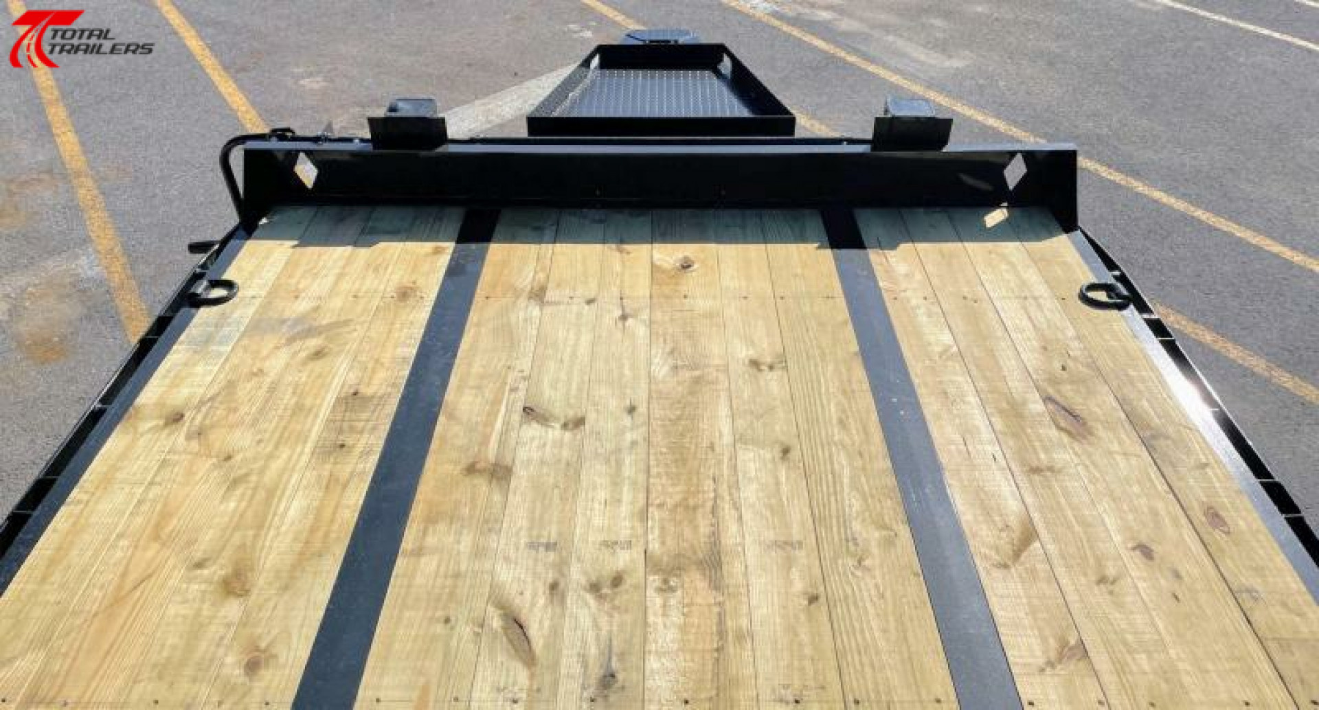 9×25 Equipment Flatbed Trailer photo 8