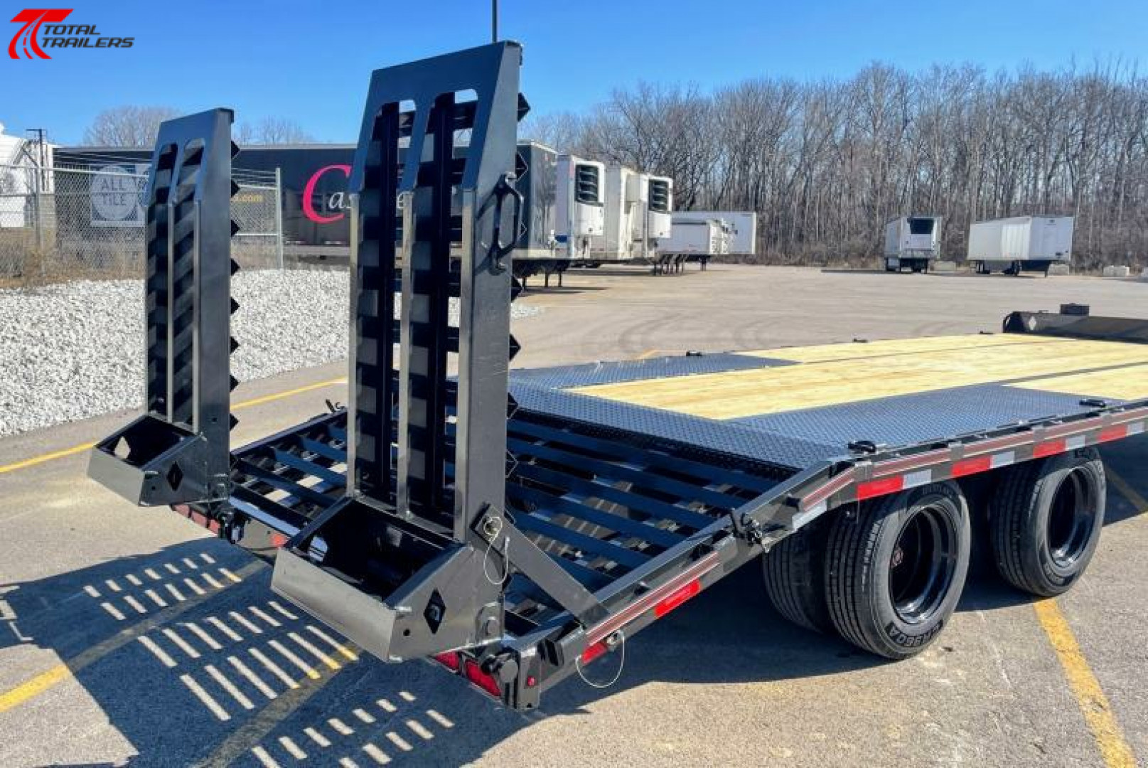 9×25 Equipment Flatbed Trailer photo 4
