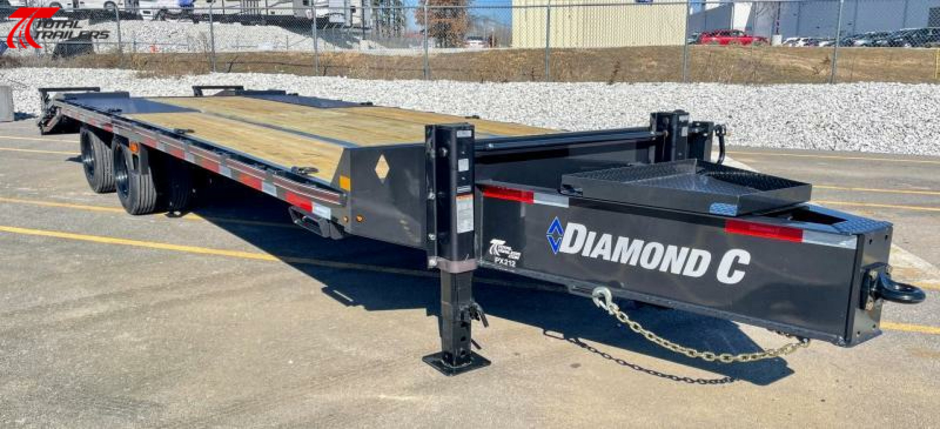 9×25 Equipment Flatbed Trailer photo 2