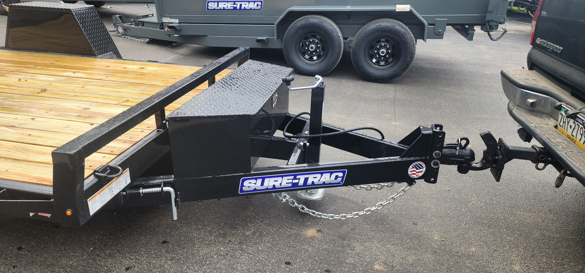 New 78in x 12 Sure-Trac Tilt Bed Equipment Trailer 7.8k