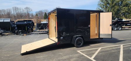 New 7 x 12 Look ST DLX Cargo Blackout Package 3.5k **With Brakes**