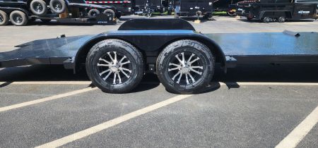 New 7 x 20 BWISE Hydraulic Tilt Bed Car Hauler Car / Racing Trailer 10k ***WINCH PACKAGE