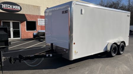 New CLEARANCE***7 x 16 Car-Mate Custom Cargo Landscaper HD tongue 7k