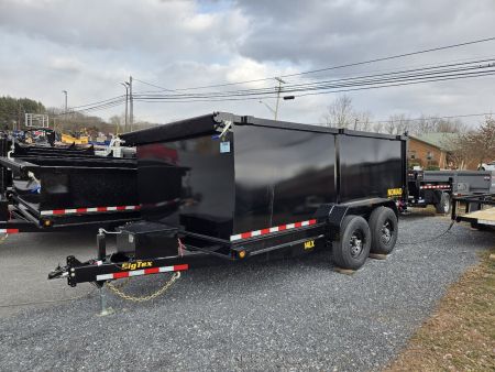 New 7 x 14 Big Tex NOMAD 14LX 48" High Side Low Pro Dump Trailer, 14k GVWR ***Scissor Hoist w/Power Up, Power Down & Gravity Down