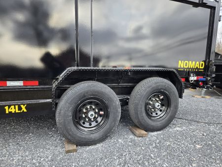 New 7 x 14 Big Tex NOMAD 14LX 48" High Side Low Pro Dump Trailer, 14k GVWR ***Scissor Hoist w/Power Up, Power Down & Gravity Down