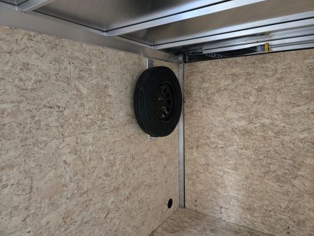 New 6 x 12 Xpress XLT Pro All-Aluminum Cargo / Enclosed Trailer, 3k GVWR ***Charcoal Gray w/Ramp Door, 6" Extra Height, Spare Tire Assy w/Inside Mount