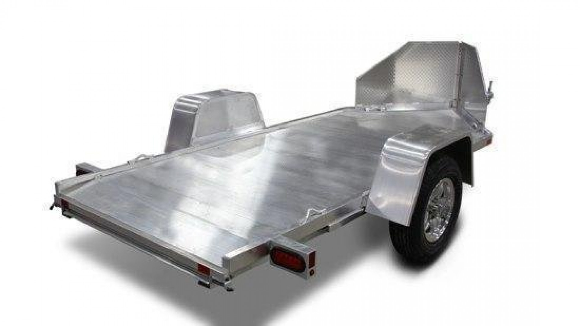 New 4'3" x 10'5" Aluma MC10 Aluminum Single Motorcycle Trailer 2k