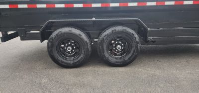 New 7 x 16 Sure Trac Low-Pro Telescopic Dump Trailer 14k