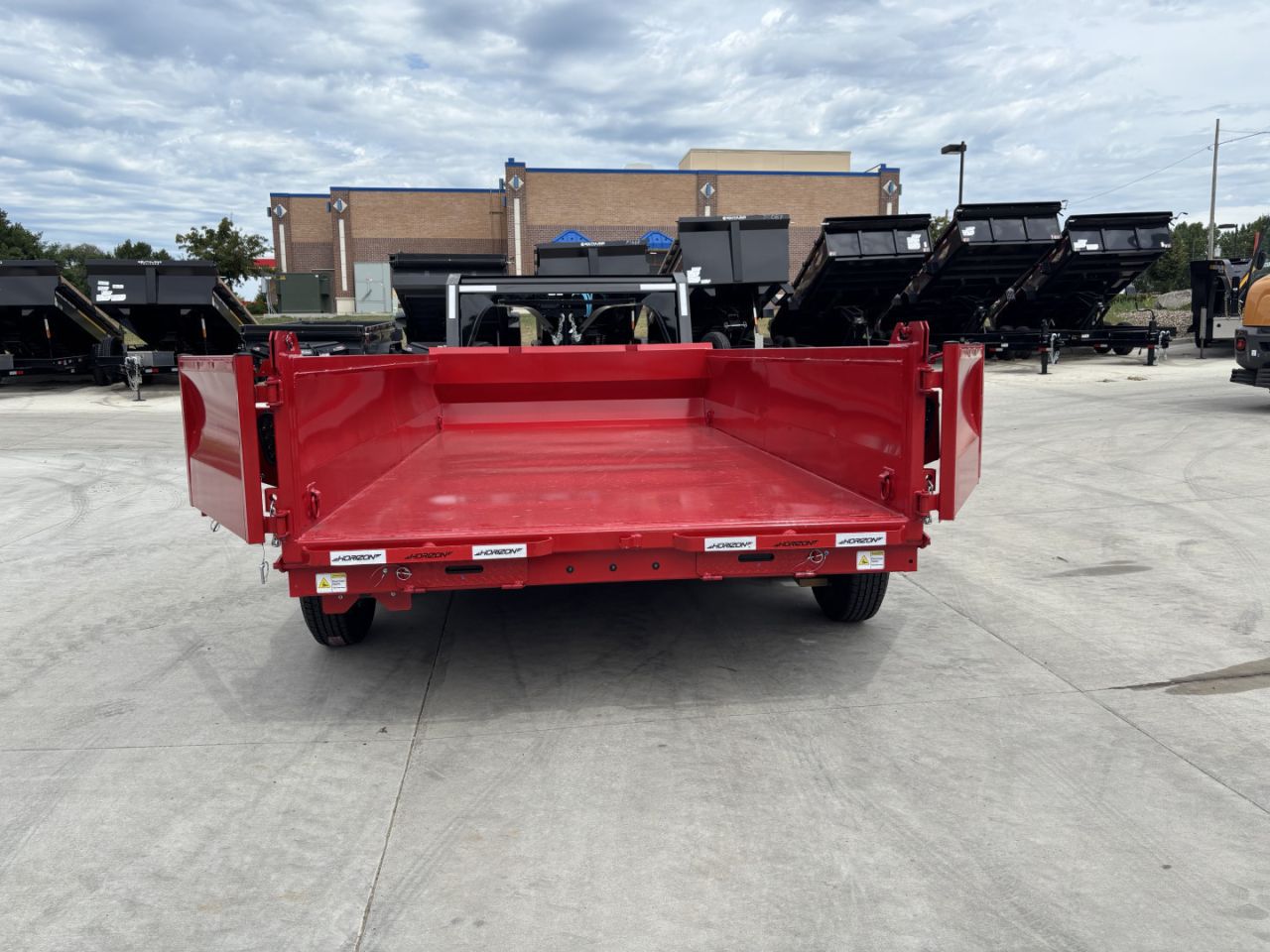 New NEW 2025 Horizon Gooseneck LZ7 14’ x 83” X 24” Dump Trailer 2-7000 lb axles = 14K