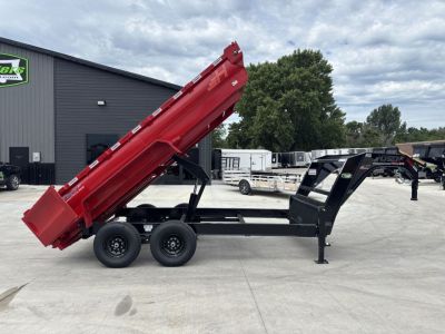 New NEW 2025 Horizon Gooseneck LZ7 14’ x 83” X 24” Dump Trailer 2-7000 lb axles = 14K